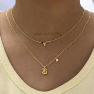 Teddy Duo Charm Necklace