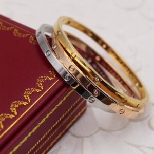 Pulsera Love Classic Slim Piedra y Tornillo