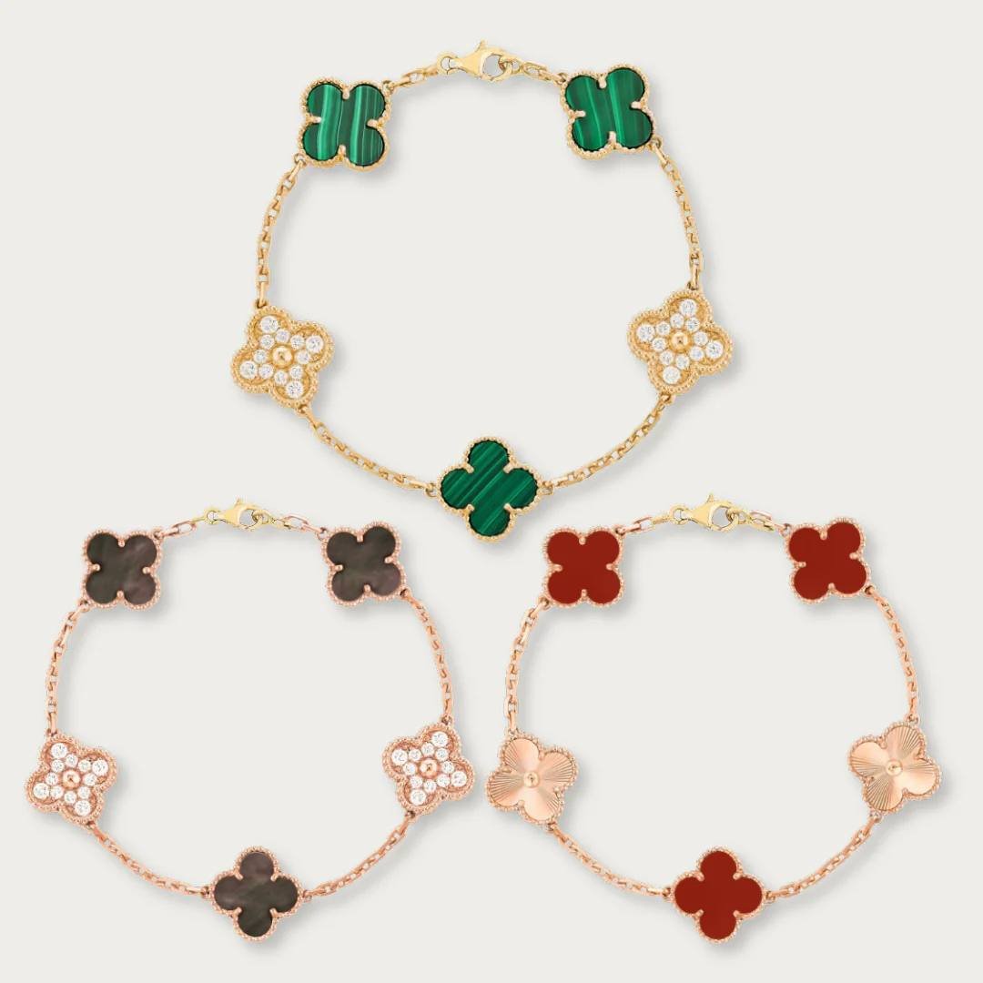 Clover Classic Golden Bracelet - Imagen 5