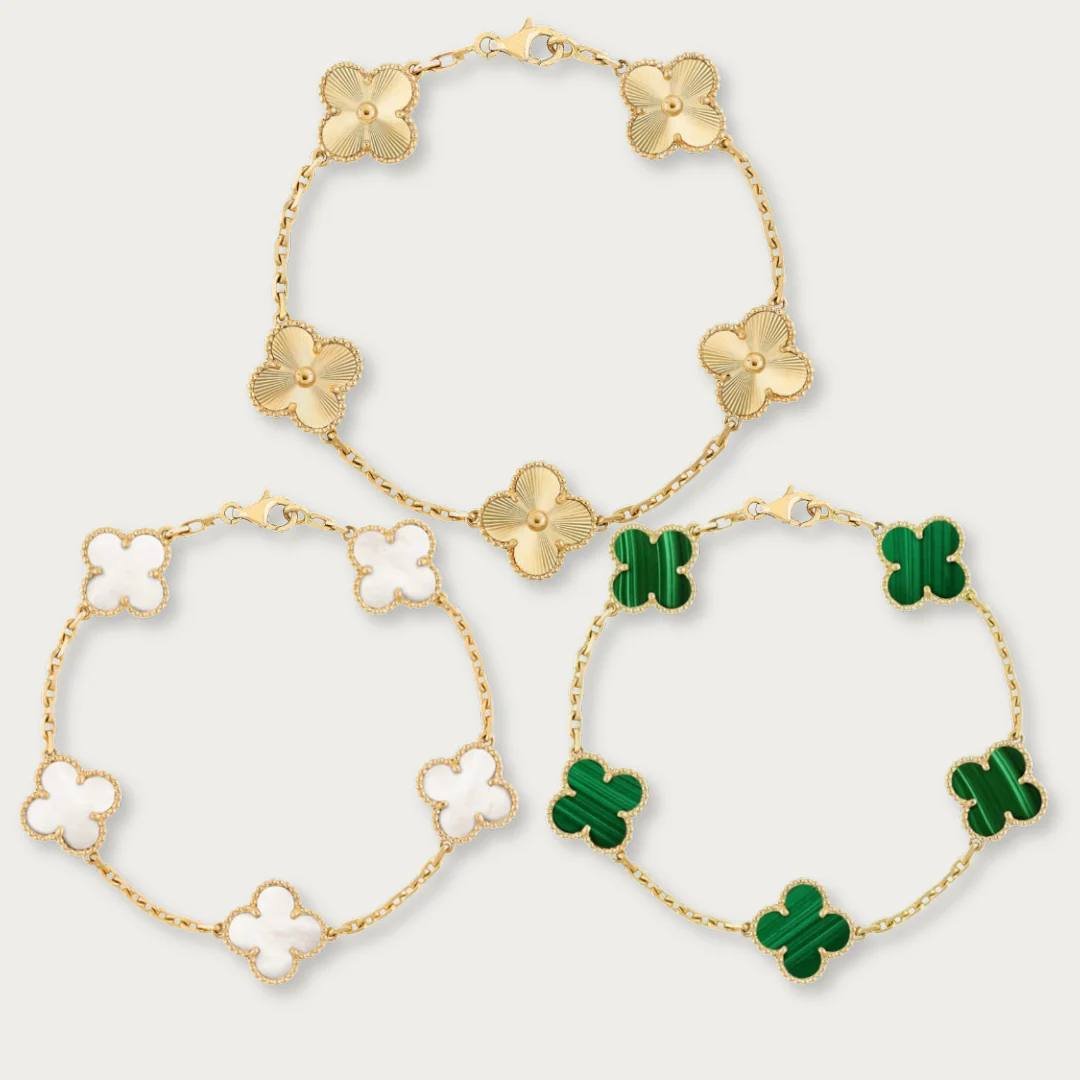 Clover Classic Golden Bracelet - Imagen 6
