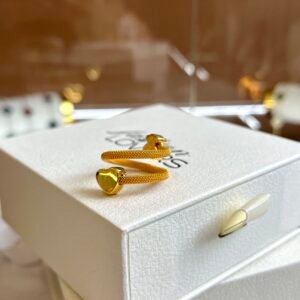 Teddy Heart Gold Ring