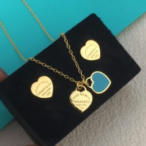 Double Heart Charm Golden