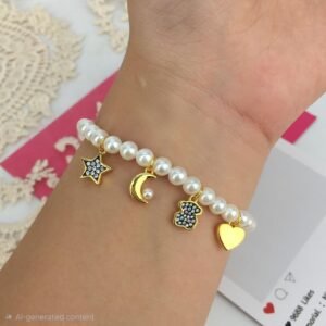 Pulsera Amuletos Dorada